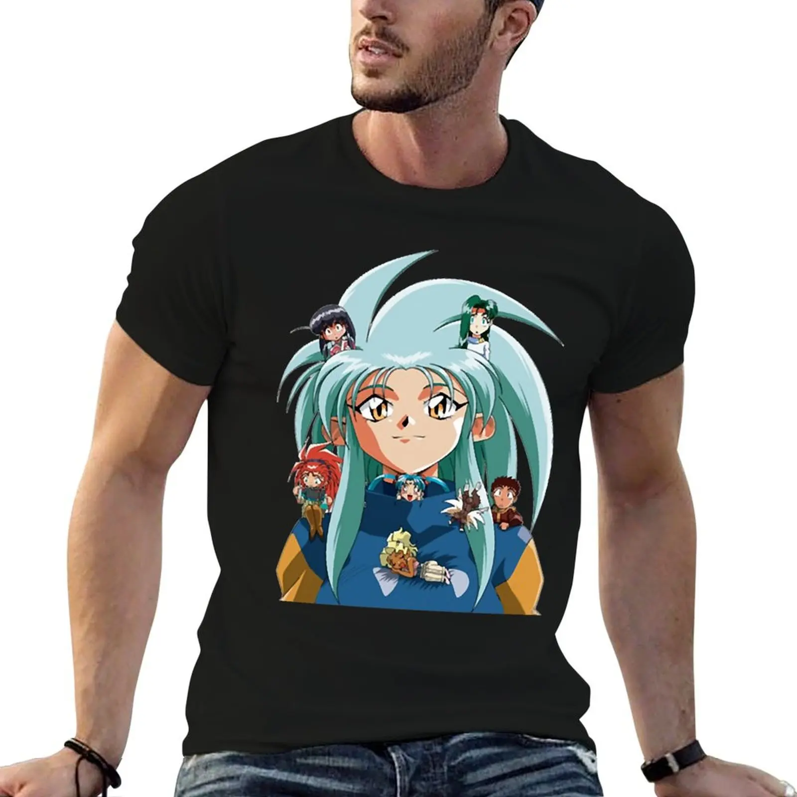 

Rainbow Girls Boys Tenchi Muyo Ryoko All Characters Great Men Women T-Shirt t shirts for man cotton man t shirt luxury T-Shirt