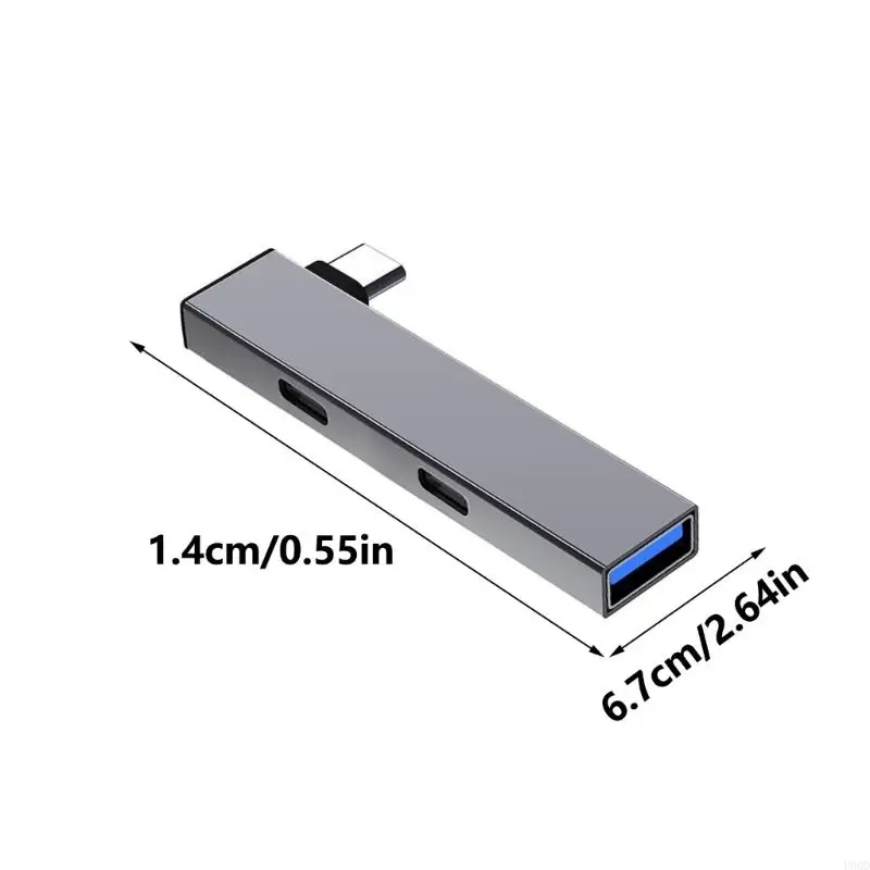 2025新しいマルチポートタイプCハブUSBスプリッタータイプCおよびUSB接続USB3.0 5GBPS