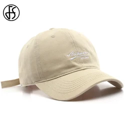 FS Fashion Beige Letter Baseball Cap For Men High Quality Cotton Women Hat Summer Outdoor Sports Trucker Hats Gorras Hombre 2026