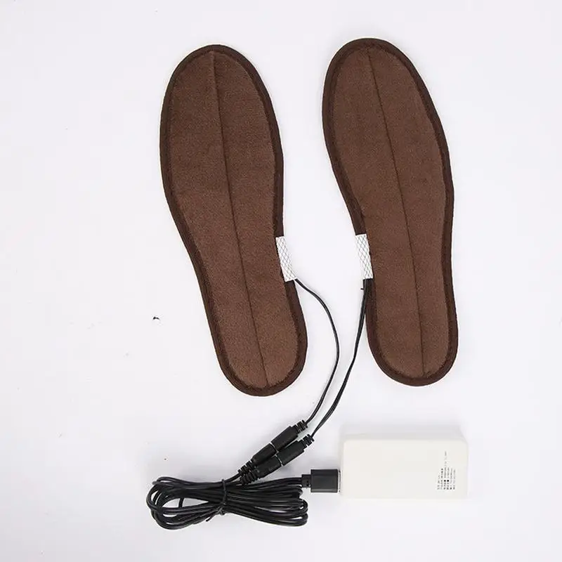 Electric Heating Insoles USB Electric Heated Foot Warmers USB Electric Heating Thermal Insoles For Skiing Hunting Outdoor