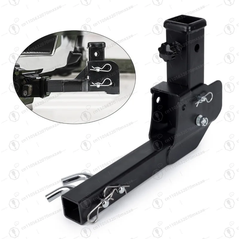 Foldable trailer hitch for 2 inch trailer hitch with a weight capacity of 500 lbs