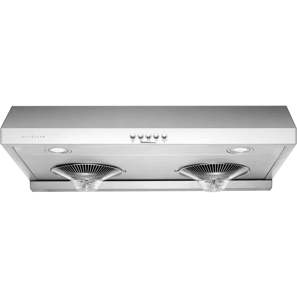 

Chef Series Range Hood C100 30" Under Cabinet Kitchen Extractor | Stainless Steel Electric Stove Ventilator