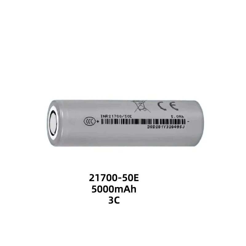 New 10PCS 21700 5000mAh Flat‑Top Rechargeable Lithium‑ion Battery For EVE Grade‑A
