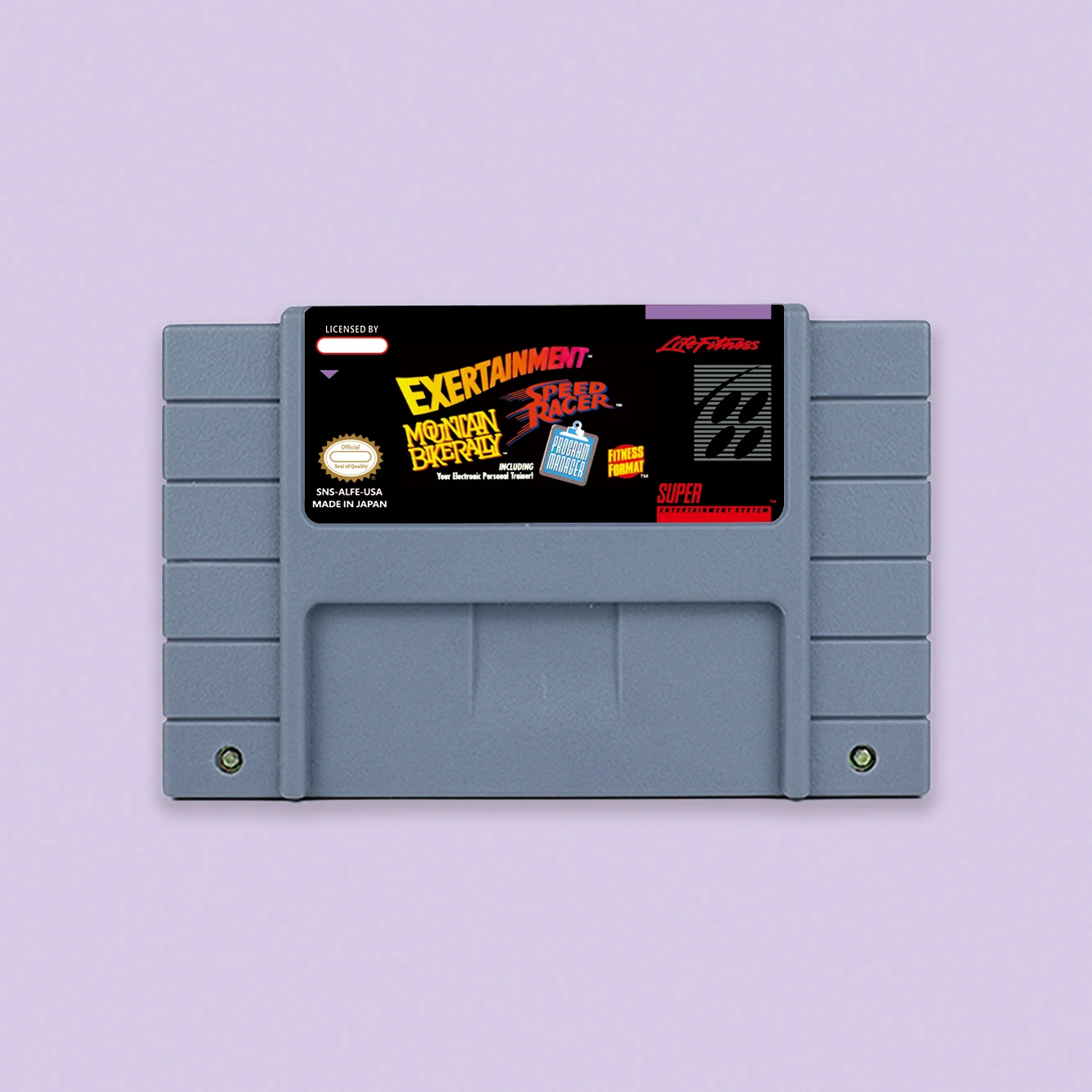 

Игровая карта Exertainment Mountain Bike Rally + Speed Racer (Battery Save) для игровой консоли SNES в версии NTSC EUR PAL
