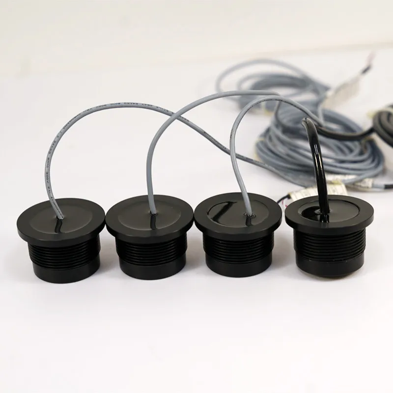 Transdutor acústico subaquático cerâmico piezoelétrico ultrassônico de 500kHz - Sonda de sensor de alcance submersível à base de vibração