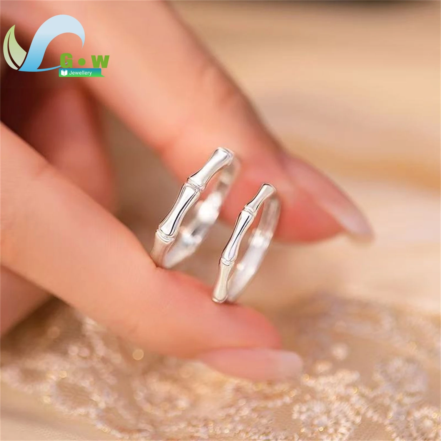 Couple Rings Matching Set Unisex Fashion Versatile Plain Band Minimalist Gemstone Finger Jewelry Daily Wear Charm Gift For Him