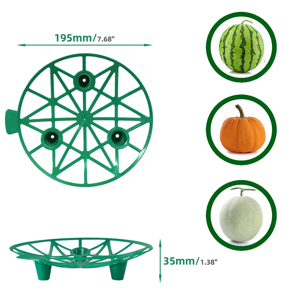 MUCIAKIE Gemüse Obstst änder Stütz korb verhindert Fäulnis Melonen halter Tablett für Obstgarten Erdbeer Cantaloupe Rahmen korb