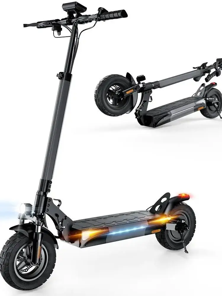 IScooter W9 Elektroroller für Erwachsene: 1000W Motor, 45km Reichweite, 45km Höchstgeschwindigkeit, HD-Bildschirm, Geländetauglich, für Pendler.