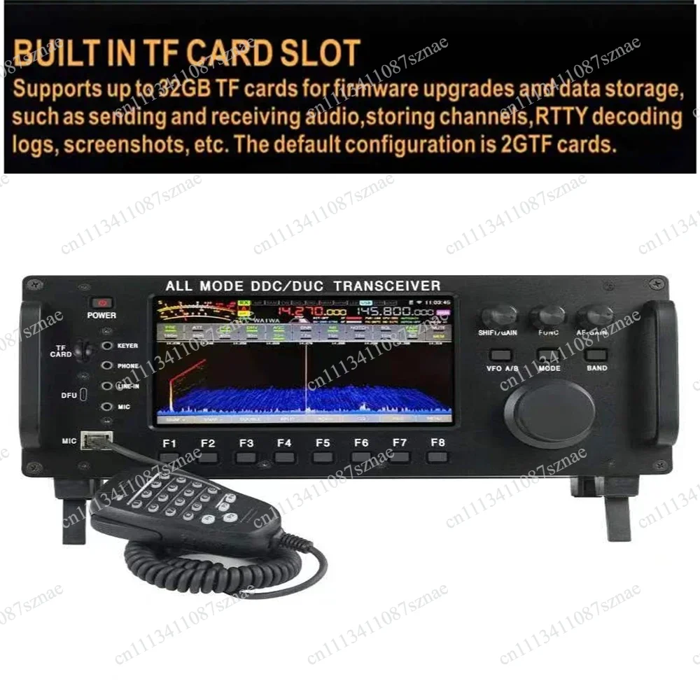 High-Performance 100W SDR Transceiver ZT7500, Covers 0-750MHz All Modes, Touch Screen DDC/DUC for HF/VHF/UHF