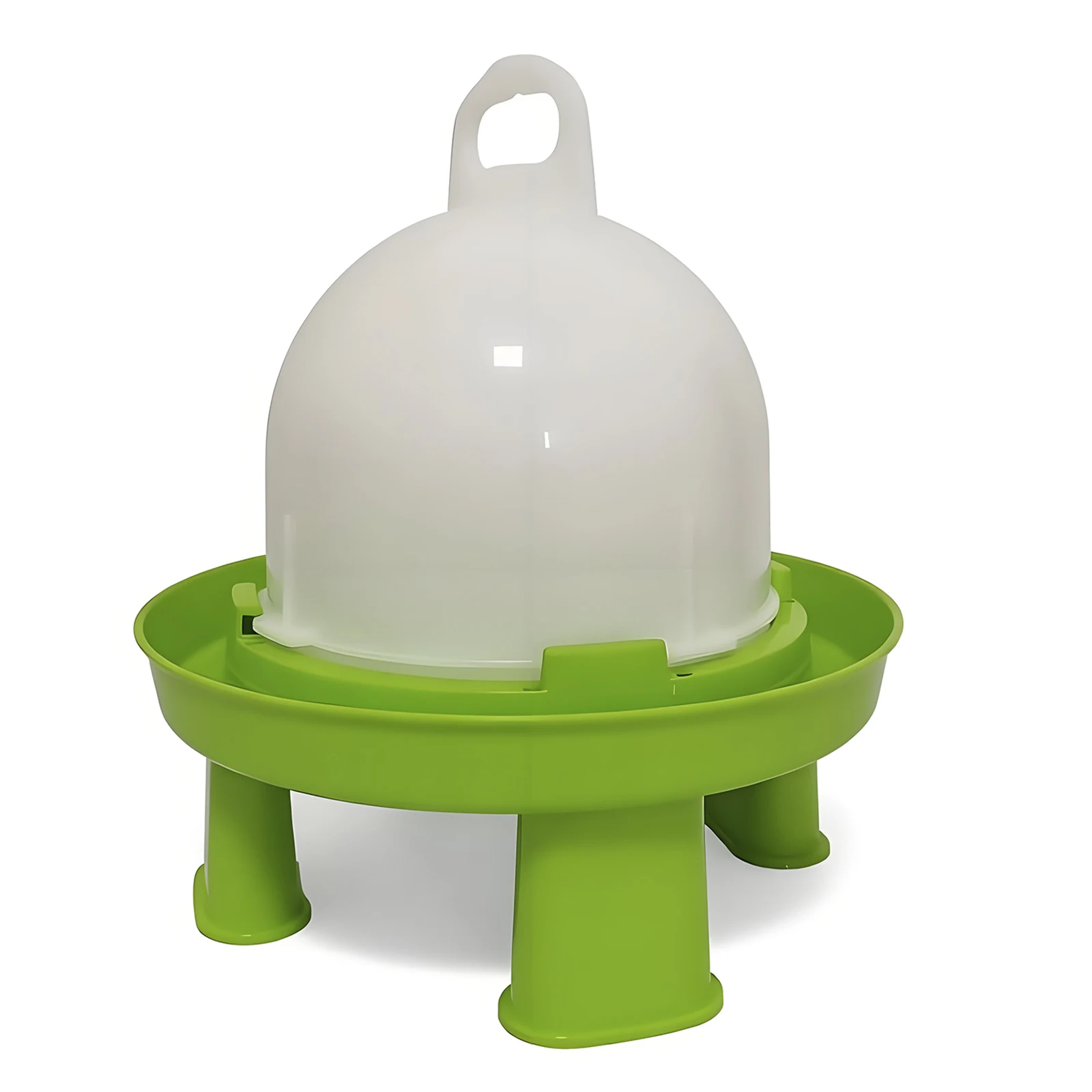 

2 Pcs Set 3.5L Farm poultry feeder Chicken drinking water bucket Chicken coop drinking water kettle Brand new feeding bucket