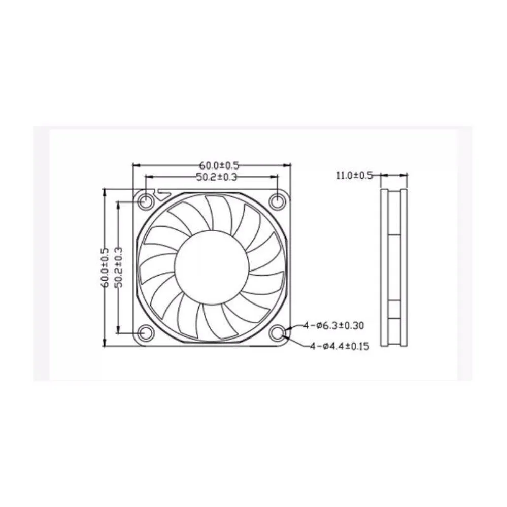 6010 606010MM DC28V 0.15A Ultra Thin DC Brushless Cooling Fan（002）