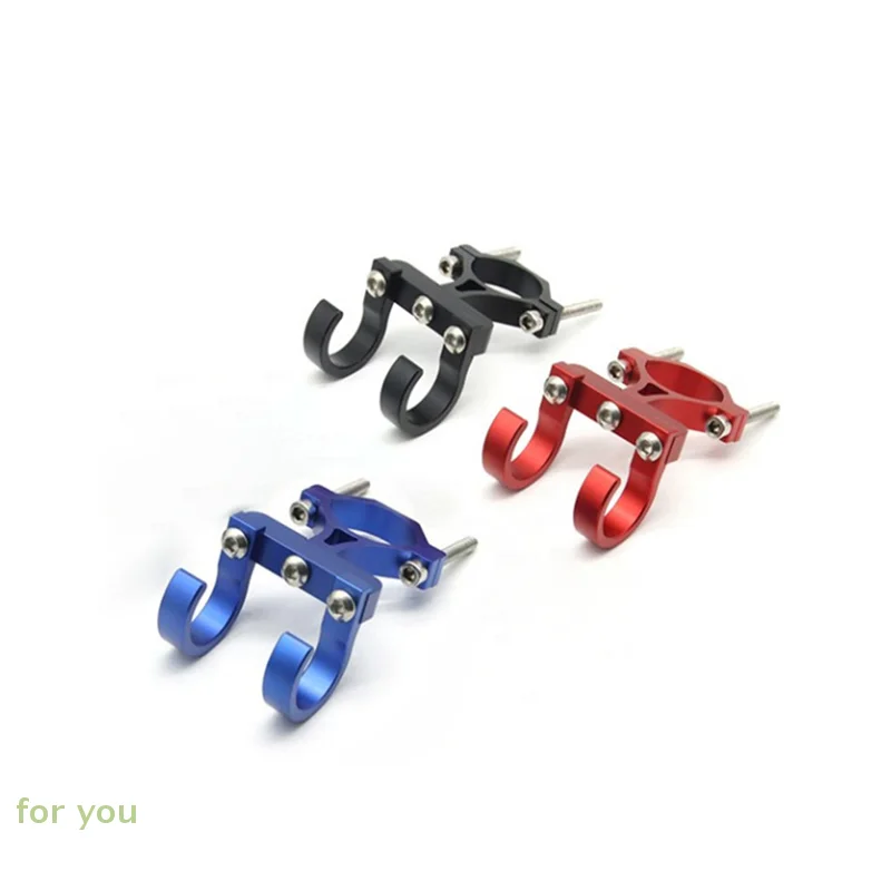 

Electric Scooter Hooks Simple Bike Shelf Tube Storage Hanger Buckle Hooks Ebikes Portable Double Metal Helmet Rack