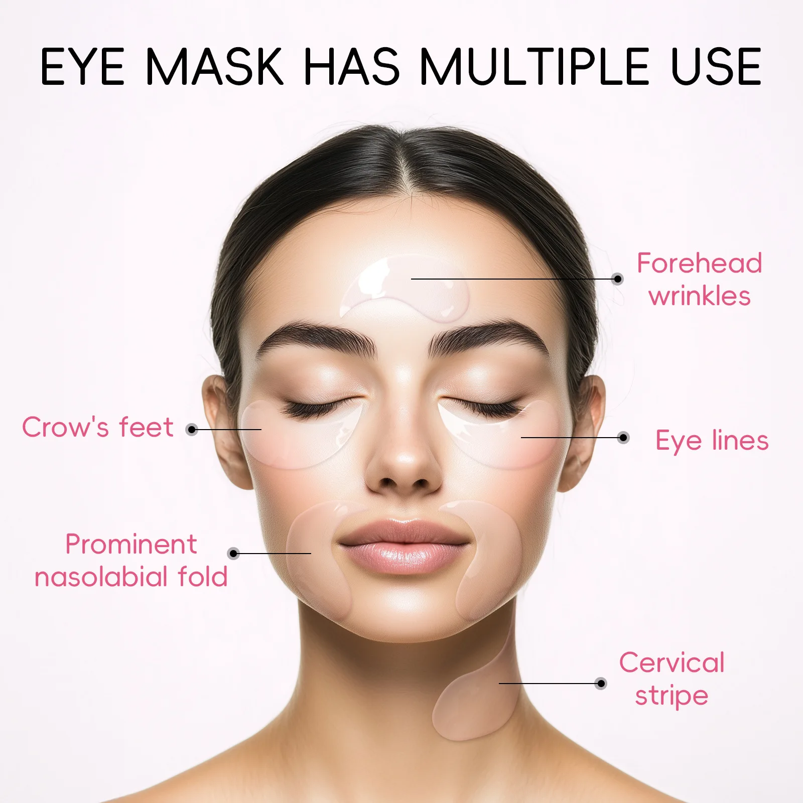 LAIKOU Schnecken-Augenmaske, Anti-Augenringe, Taschen, feuchtigkeitsspendend, straffend, Augenklappen, Schönheit, Augen, Hautpflegeprodukte