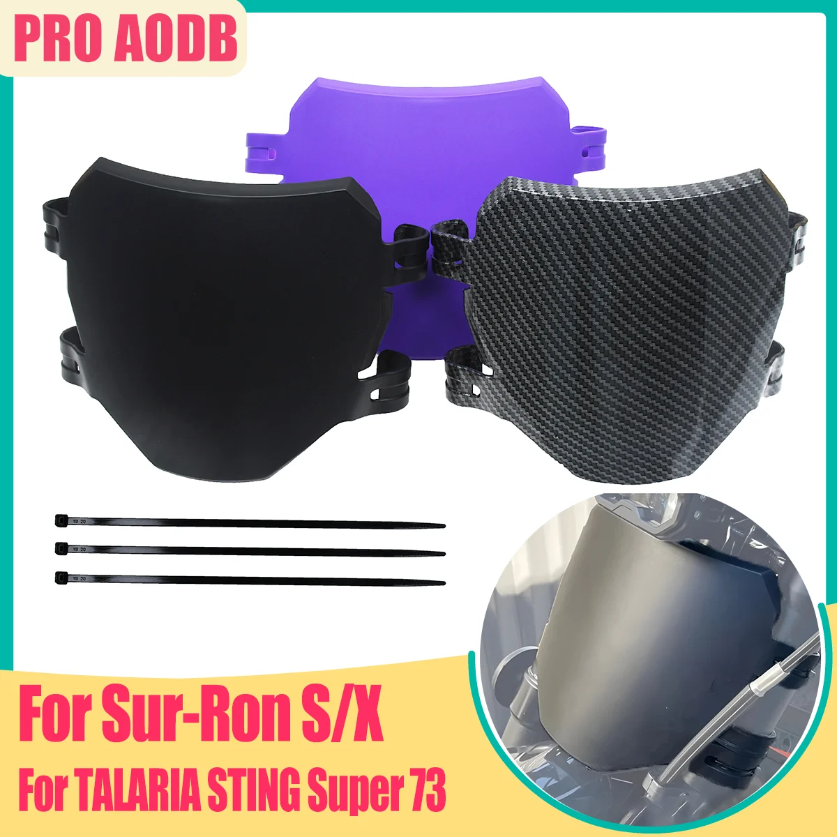 

For Surron Electric Bike Number Plate Front License Registration Plate S X For Talaria Sting Stark Varg Super 73 Ridstar Q20