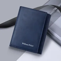 Leisure men's wallet, fashionable short style card holder, multifunctional card bag, coin purse