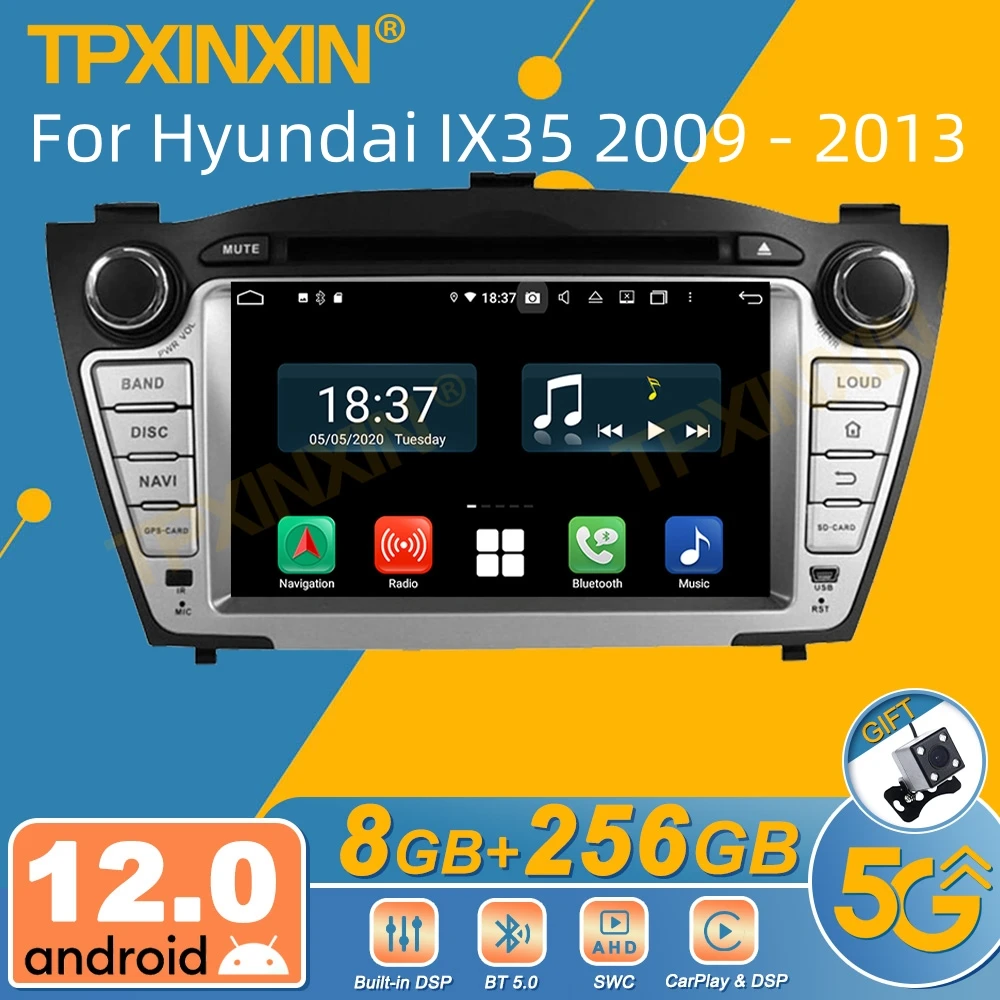 For Hyundai IX35 2009 - 2013 Android Car Radio 2 Din Autoradio Stereo Receiver GPS Navigator Multimedia Player Head Unit