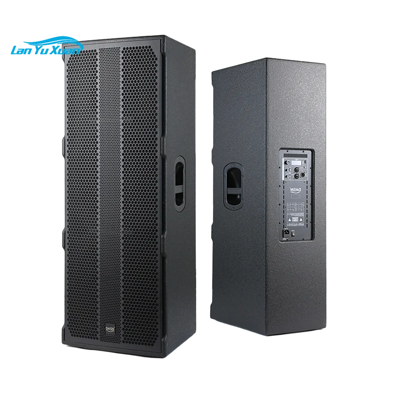 

DASN Q215DC Double 15 Inch 1000W RMS DJ System Home Stage Active Full Frequency Wooden Cabinet Speaker