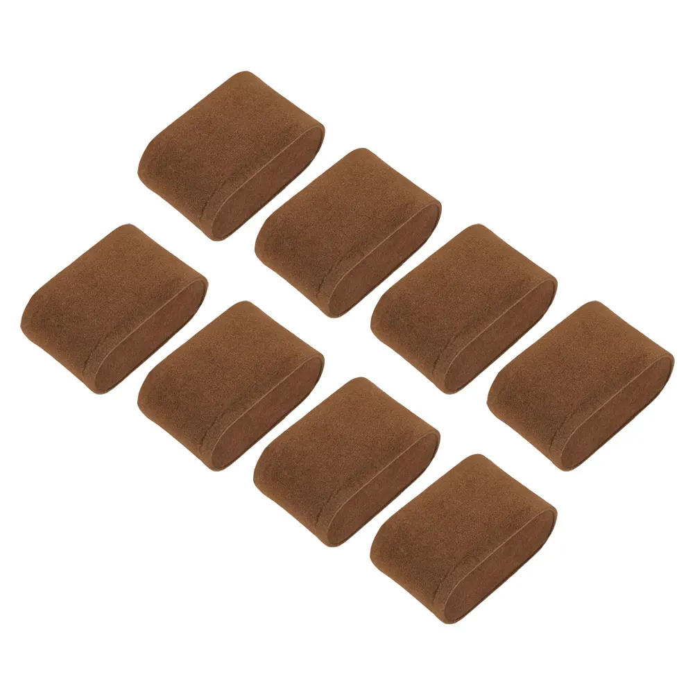 

8pcs Watch Pillow Bag Soft Cushions Jewelry Display Velvet Brown A3 Practical Lightweight Watches Collectors Box Storage