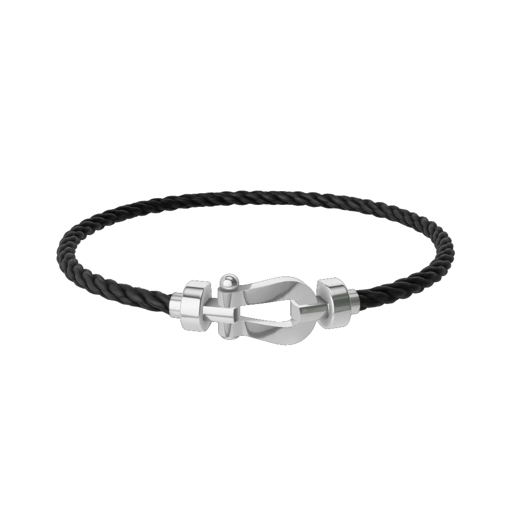 

Exquisite Jewelry Titanium Steel Bracelet, Men's and Women's Lucky Bracelet Waxed Rope Bracelet Suitable for Couples