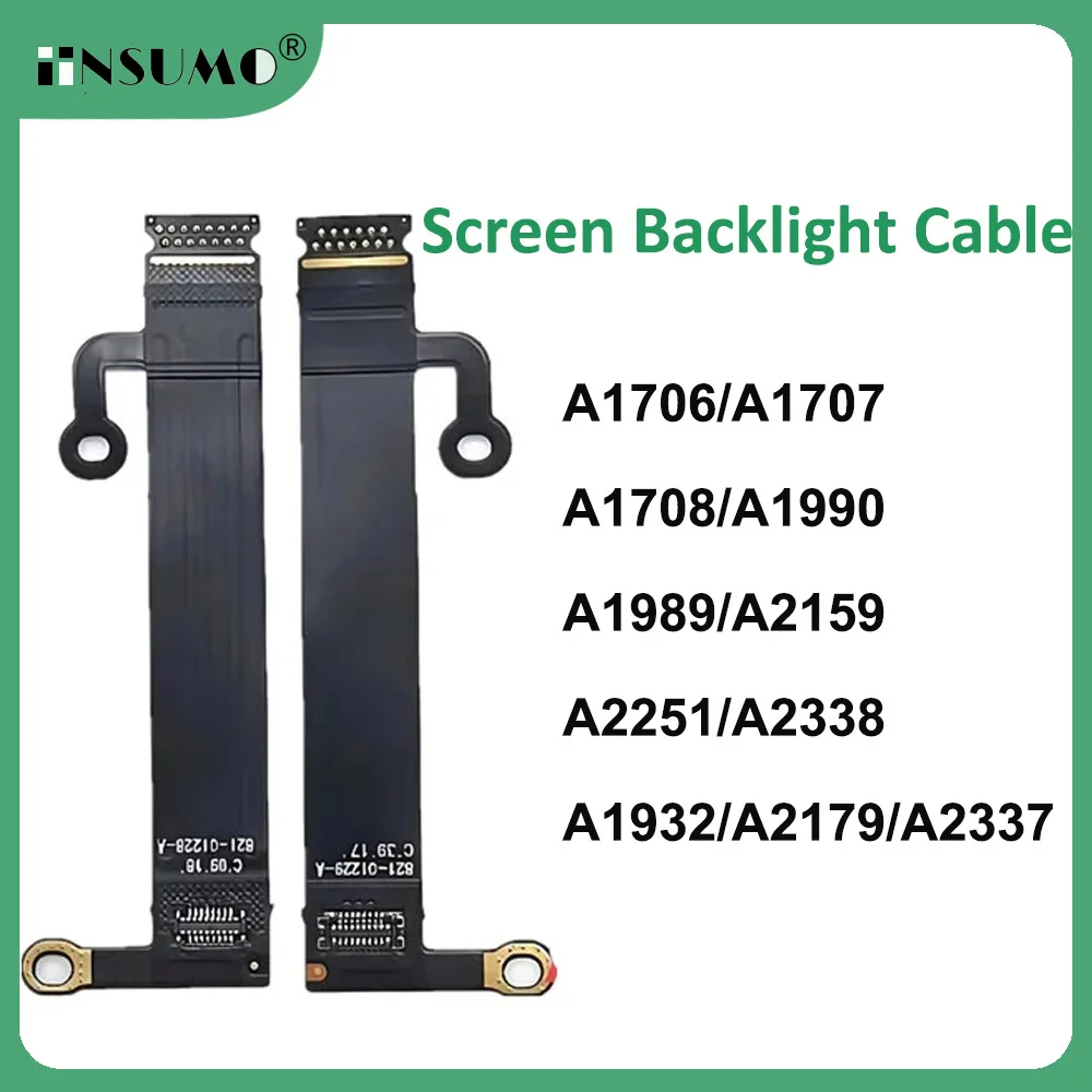 Oryginalny nowy dla Macbook Pro 13 ''15'' A1707 A1706 A1708 A1989 A1990 kabel LCD wyświetlacz podświetlenie naprawa kabla ekran Flexgate