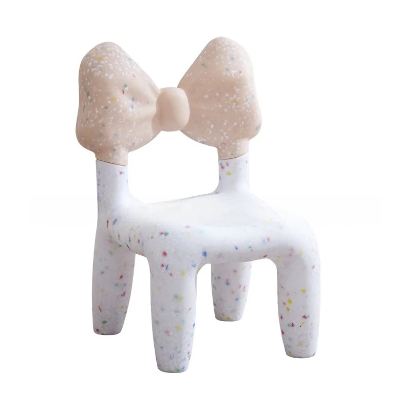 

Bow low stool cute cartoon stool kindergarten early education learning chair home door shoe changing stool