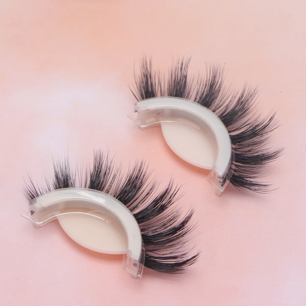 

Self Adhesive False Eyelashes Professional Natural Thick Long Makeup Lifelike Eyelash Extension Fake lashes for party wedding
