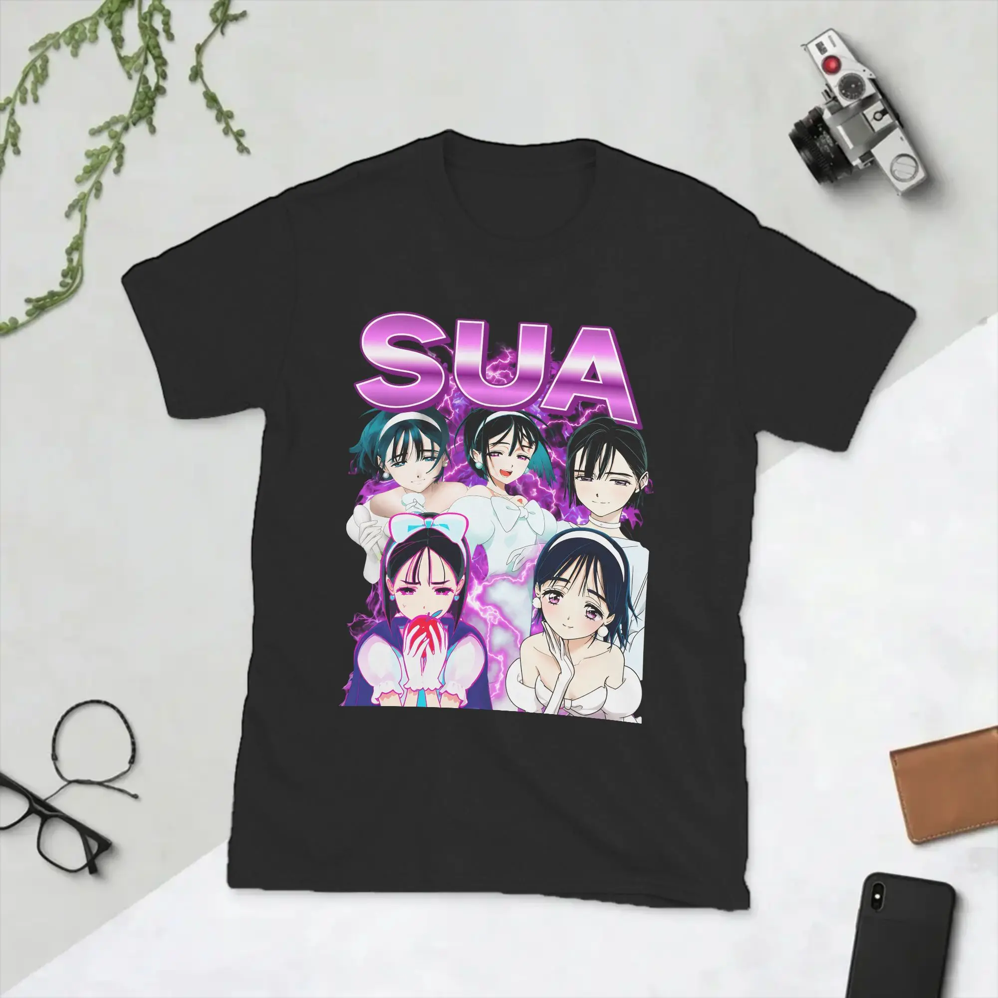 Alien Stages Anime Sua T Shirts Men Pure Cotton Vintage T-Shirts Round Neck  Tees Short Sleeve Clothes Plus Size
