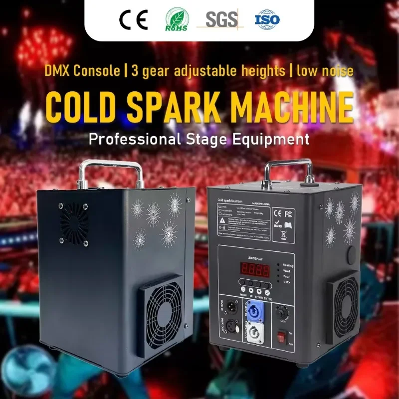 2025 Hot Selling Product Wireless Cold Spark Machine 600W Fireworks Machine Pyrotechnics Machine for Wedding or DJ Stage