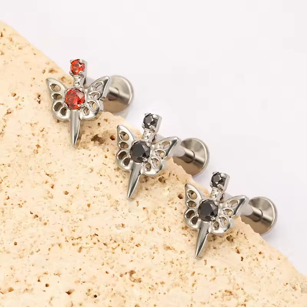 ASTM F136 Titanium Red Black Z - Body Jewelry Changing Kit review and price