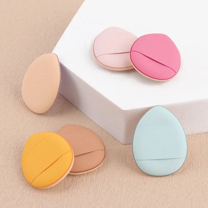 10pcs Mini Cosmetic Cushion Puff cottom pad Concealer Foundation Air Cushion Detail Finger Puff Set Makeup Sponge Beauty Tool
