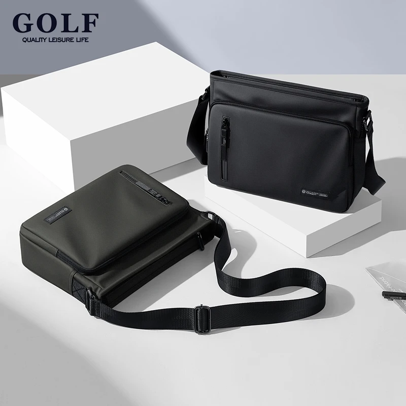 

GOLF QUALITY New Fashion Oxford Men's Shoulder Bags Waterproof Cross Body Bag Lightweight Messenger Bag Multifunction Travel Bag