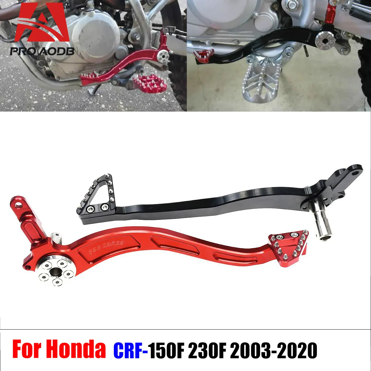 Durable Motorcycle parts CNC Aluminum Rear Brake Pedal Lever For Honda CRF150F CRF230F CRF 150F 230F 150 230 F 2003-2020