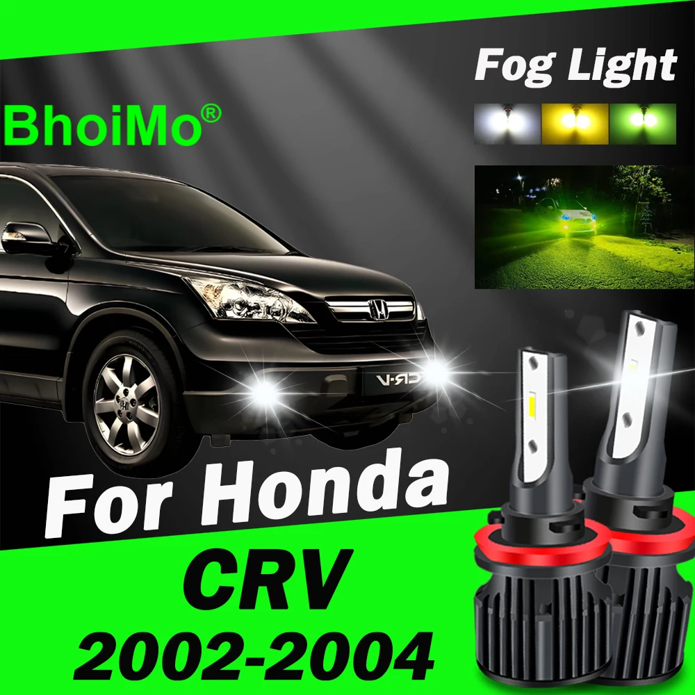 

BhoiMo Led Lamp For Honda CR-V CRV 2002 2003 2004 Front Fog Light Bulb