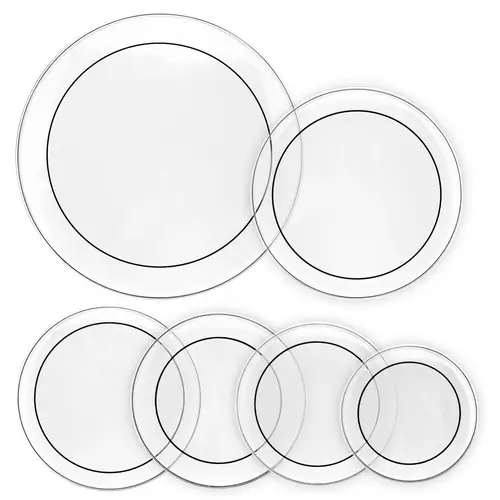 Imagen 2 del producto Cabezal de tambor transparente de 10 / 12 / 13 / 14 / 16 / 22 pulgadas para tambor de ruleta / bombo / tom, cabezal de tambor de repuesto Universal para mascotas