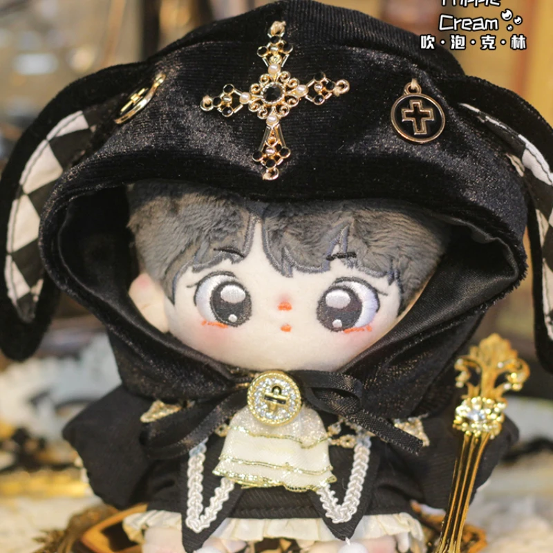 Handamde 3pc 10cm Only Doll Clothes Bonnie Edward Dark Rabbit No Attributes Gorgeous Cute Fairy Tales Cos Suit