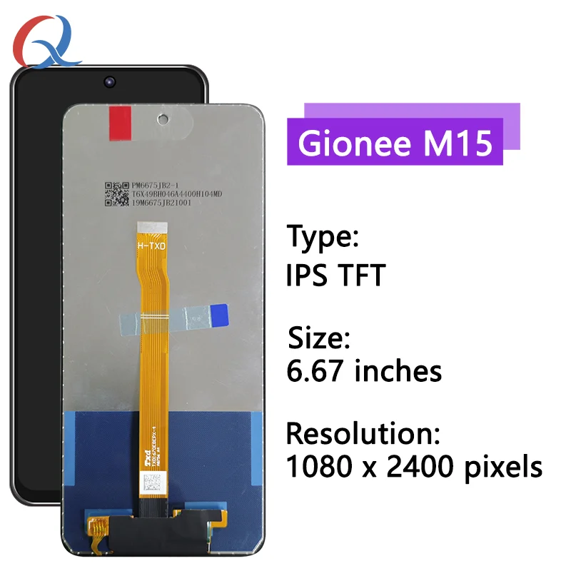 Pantalla for gionee M15 screen replacement For gionee m15 display Mobile Phone Lcds For gionee m15 lcd