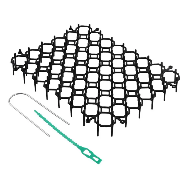 New Shown-12Pcs Cat Scat Mat With Spikes,At Animal Spikes Repellent,Garden Prickle Strip Dig Stopper Cat Deterrent Spikes