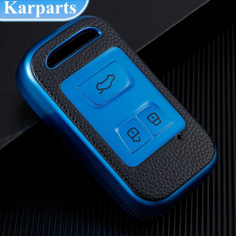 

New TPU Car Remote Key Case Cover Shell For Chery Tiggo 3 5X 4 8 Glx 7 2019 2020 Arrizo For Cheri Tiggo 8 Holder Fob Accessories