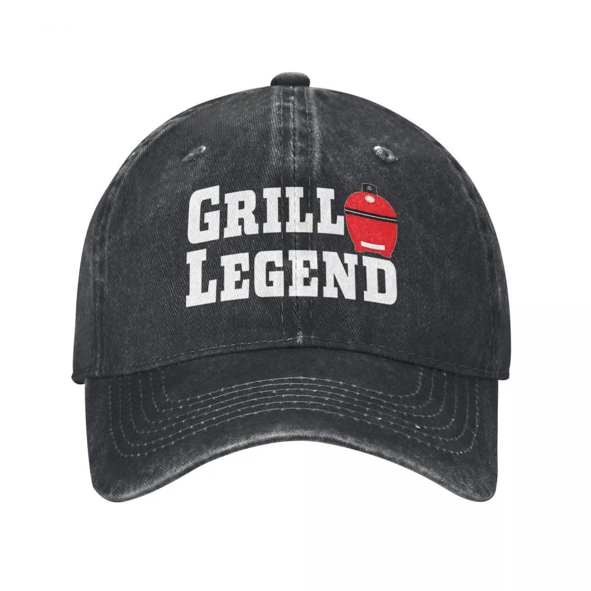 Grill Legend Men Women Baseball Cap Distressed Washed Caps Hat Classic Outdoor Summer Snapback Cap