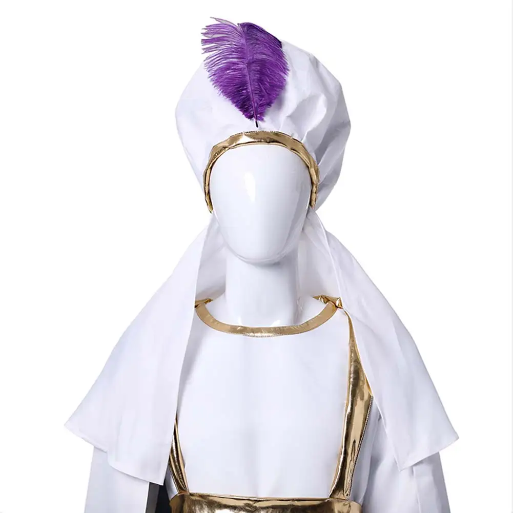 Arab Prince Hat Cloak Set Full Set Cosplay Aladin Costume Movie Cartoon Prince Disguise Cloting Men Adult Boys Halloween Suit