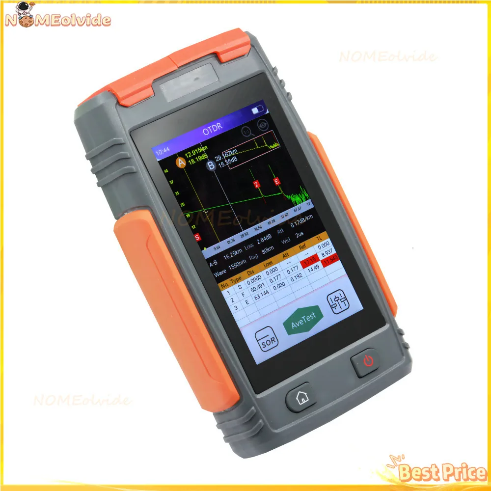 

Fiber Optic Mini OTDR 4 Inch Touch Screen Multiple Funtion Include OPM,OLS,VFL, FLM