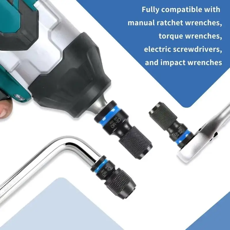 Universal Impact Socket Adapter Heavy Duty Impact Wrench Converter High Hardness for Car Maintenance Home DIY Jobs