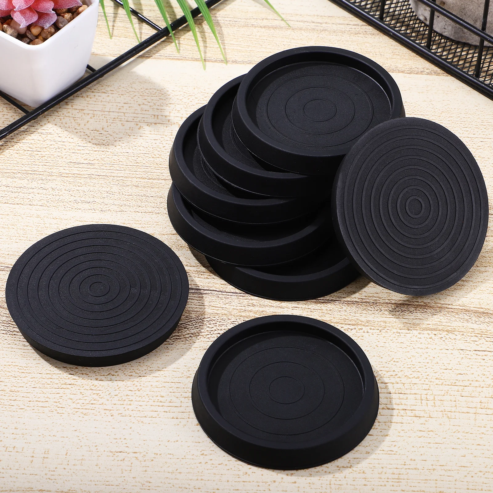 

8 pcs Anti-Slip Pad Rubber Furniture Feet Floor Protectors For Chair Legs Non Skid Pads Furniture Grippers Under Blocker