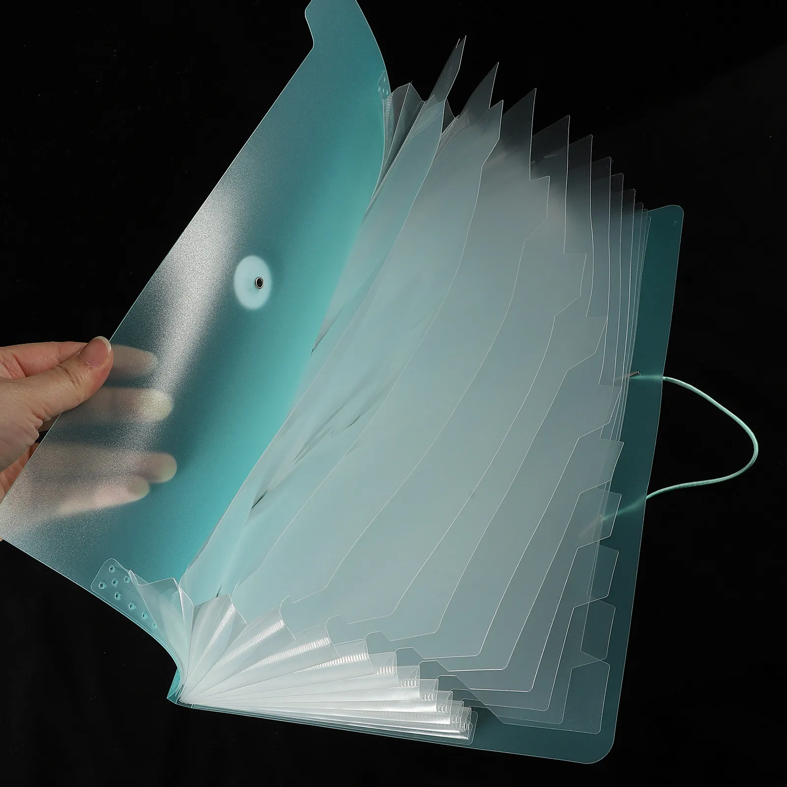 

Portable Plastic Expanding File Folder Multi-Layer Accordion File Organizer Paper Document Holder Large Capacity for Office Home