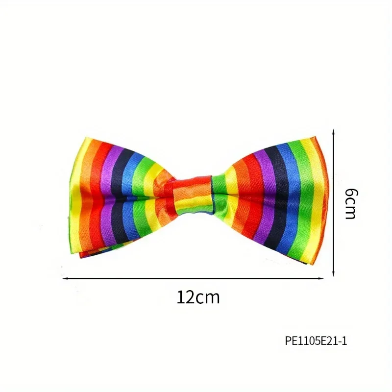 Clown-Sling-Fliege-Set, farbige Schlinge, geeignet für Geburtstag, Hochzeit, Party, Weihnachten, Cosplay, Zubehör, Straßenshow