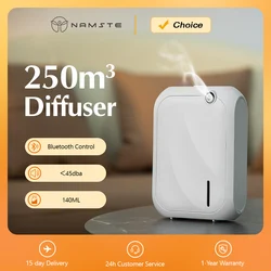 NAMSTE-difusor de fragancia de Hotel, dispositivo de lanzamiento de fragancia para habitación pequeña, 200m ³, máquina de aroma de aceite esencial montada en la pared