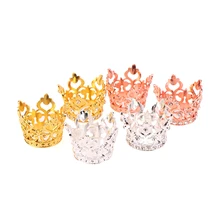 1pc Mini Princess Crown Dollhouse Simulation Rhinestone Crowns Tiara For 112 16 Scale Dollhouse Decoration Doll Accessories