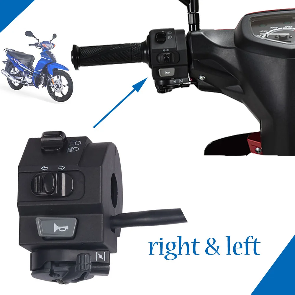 

Motorcycle Handle Handlebar Switch Control Turn Signal Headlight Beam Electrical Start Switch For YAMAHA Crypton R T110 C8 T110C