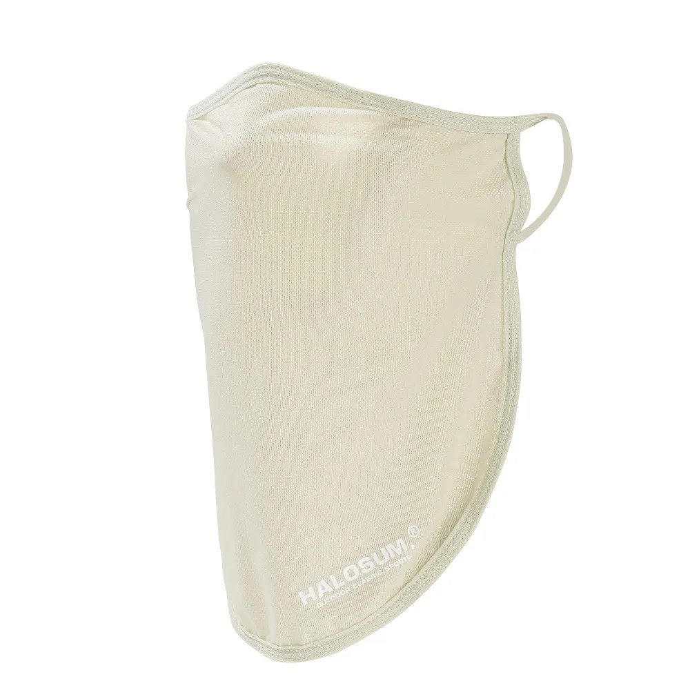 

New Thin Summer Sunscreen Mask Solid Color Breathable Ice Silk Mask Ear Hanging Design UV Protection Face Cover Unisex
