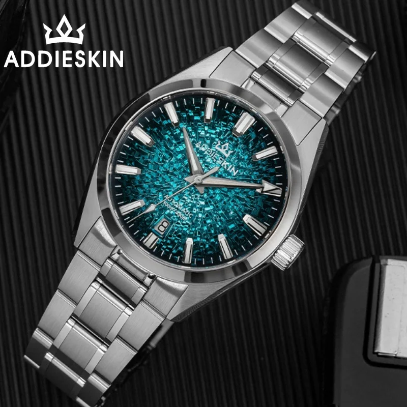 

AddiesKin K003 Men's Watch BGW9 Super Luminous Sapphire Glass 316L Stainless Steel 10Bar Waterproof Mechanical Automatic Watch